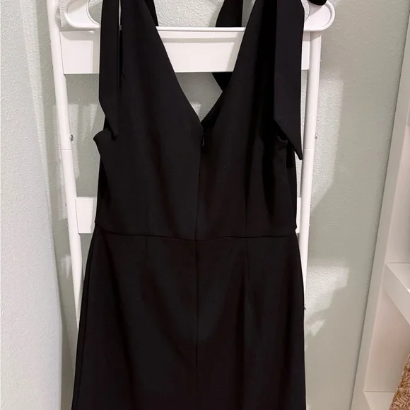 BCBGeneration Little Black Tie-Shoulder Mini Dress-NWT - Picture 5 of 7